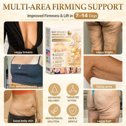 HISKIN®🏆 Bust Volume, Lift & Firming Nano Microneedle Patch Volufiline + Exosome + Copper Peptide Formula Powered by Cellular Renewal Technology (Copy)